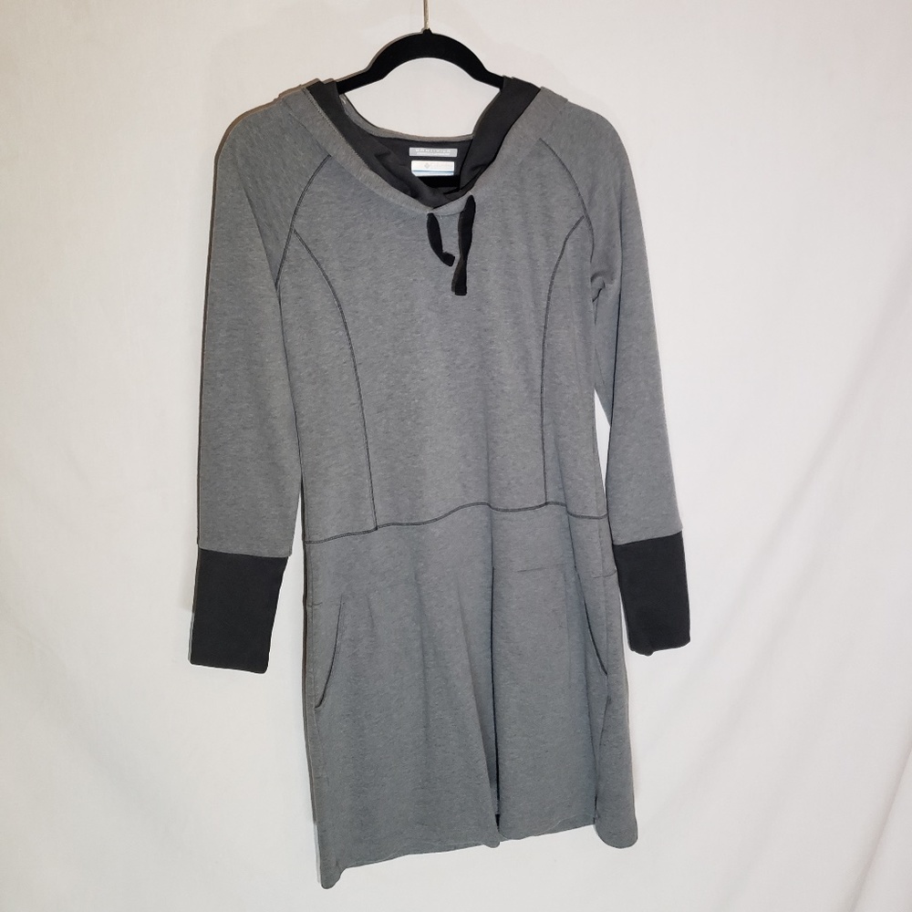 *Columbia* Hooded gray athletic dress, small